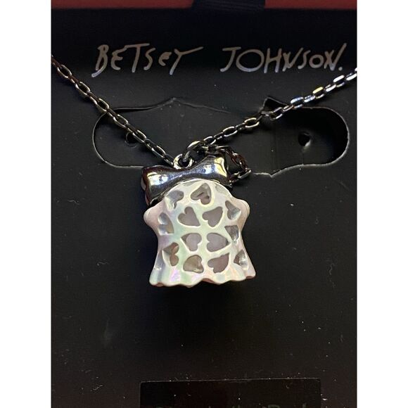 BETSEY JOHNSON GHOST GLOW IN HE DARK NECKLACE PUMPKIN CREEP IT REAL - Picture 5 of 6